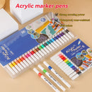 Water-based Acrylic Marker Pens Set For Art DIY Painting Graffiti