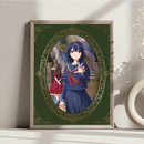 Lonely Castle In The Mirror Poster Retro Kraft Paper Wall Art