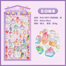 3D Embossed Stickers Cute Scrapbooking DIY Journaling Craft Supplies