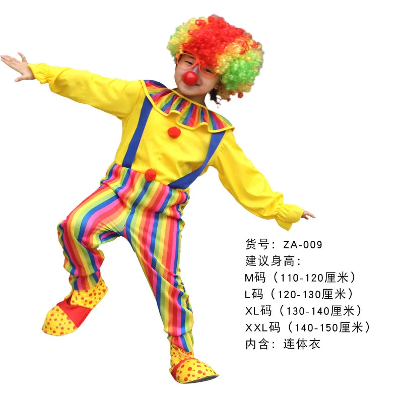 Funny Costumes For Kids Clown Role Play Suits For Boys Girls