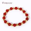 18K Gold Spacer Beads Metal Separators For Jewelry Making 2.5mm-6mm