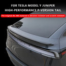 Tesla Model Y Rear Spoiler Carbon Fiber ABS Trunk Wing Lip