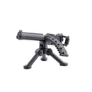 WWII Military Building Blocks Toy Soldier Figure With Machine Gun Mortar