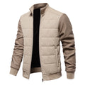 Men's Winter Jacket Thickened Long Sleeve Solid Color Hoodie