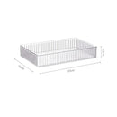 Transparent Storage Box Organizer Plastic Desk Drawer Jewelry Makeup Container