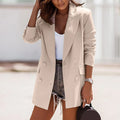Women's Winter Jacket Plus Size Long Sleeve Double Breasted Coat