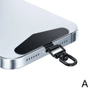 360 Rotatable Steel Phone Tether Metal Patch Lanyard Connector