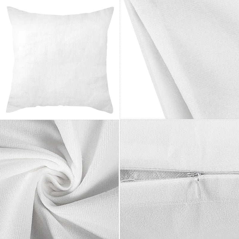 Black And White Geometric Cushion Cover Cube Letter Print Sofa Pillow