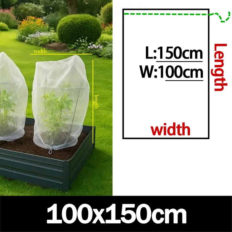 Nylon Plant Protection Netting Mesh Cover For Fruit Vegetable Trees