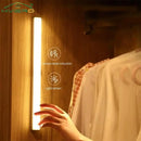 Wireless LED Motion Sensor Night Light USB Rechargeable Magnetic Lamp