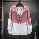 Waterproof Hooded Jacket Men Women Quick Dry Sun Protection Windbreaker