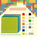 Classic 50x50 Building Blocks Baseplate Plastic Construction Board