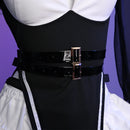 Nun Cosplay Costume Women Black Uniform Dress Halloween Masquerade