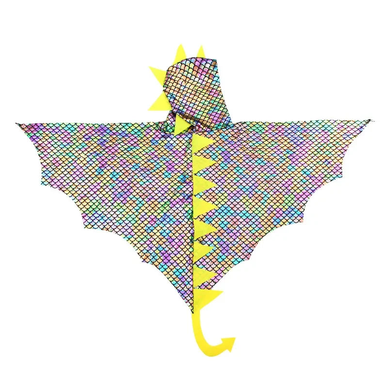 Kids Dinosaur Costume Cape For Girls Boys Birthday Party Dress Up