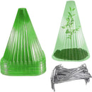 30pcs Garden Plant Cloches Square Covers Reusable Plant Protection