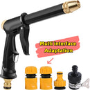 Portable High Pressure Water Gun Adjustable Metal Car Wash Hose Nozzle