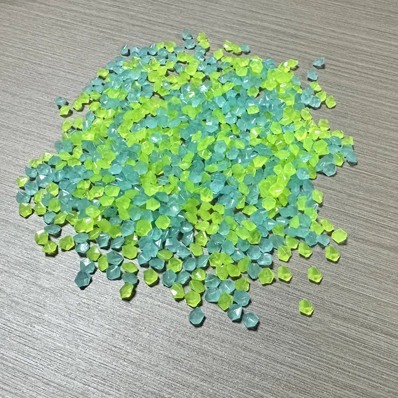 1000pcs Glow In The Dark Sand Mini Pebbles For Garden Aquarium