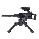 WWII Military Building Blocks Toy Soldier Figure With Heavy Machine Gun