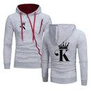 Men's Coat Casual Hooded Jacket With Diagonal Zipper For Sports