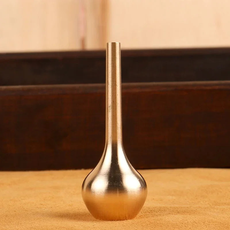 Pure Copper Mini Brass Vase Ornament Vintage Home Decoration