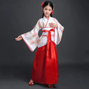 Girls Kimono Dress Traditional Chinese Japanese Style For Dance And Chorus