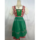 Ladies Oktoberfest Beer Maid Costume German Bavarian Heidi Dress