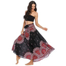 Boho Maxi Skirt Women Vintage Two Way Wear Beach Dress Skirt