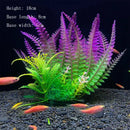 Artificial Aquarium Plants Green Plastic Underwater Fish Tank Decor