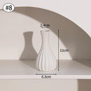 INS Ceramic Vase White Nordic Decorative Flower Pot For Home Decor
