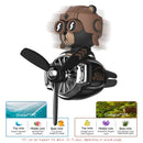 Rotating Airplane Pilot Bear Car Air Freshener Vent Clip Diffuser