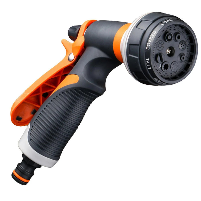 8 Pattern Garden Water Gun Nozzle For Car Washing Yard Spraying