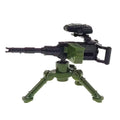 WWII Military Building Blocks Toy Soldier Figure With Heavy Machine Gun