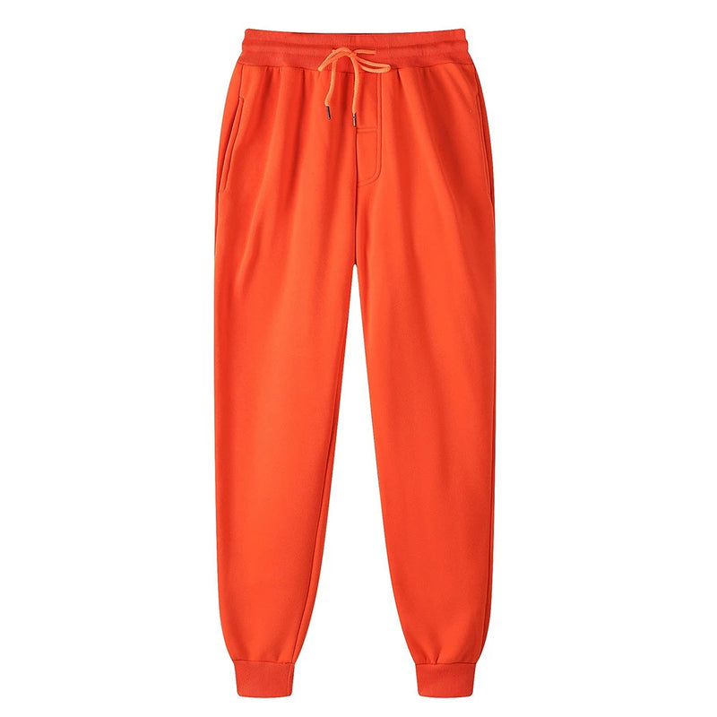 Men's Fleece Track Pants Comfortable Joggers Casual Sweatpants