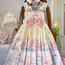 Sweet Lolita Dress Vintage Gothic Sleeveless Summer Princess JSK