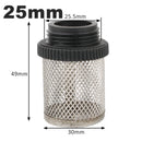 304 Stainless Steel Filter For Garden Irrigation Aquarium Water Pump