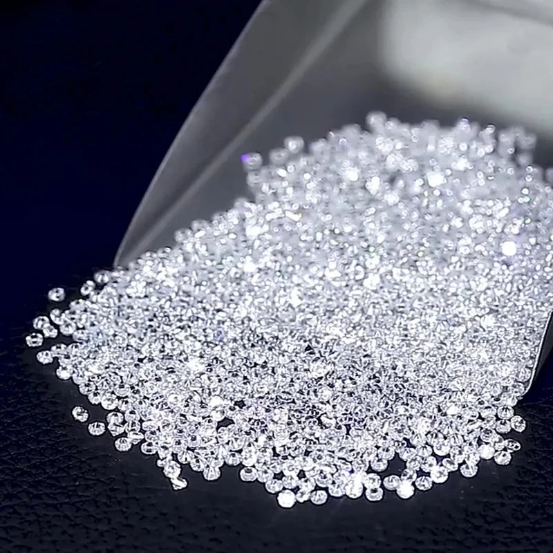 1.0ct Pack Super White D Color Moissanite Loose Stones Small Sizes