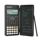 Solar Scientific Calculator 417 Functions LCD Notepad Portable Foldable