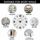 MCDFL Luxury 3D Wall Clock For Living Room Kitchen Bedroom Decor