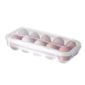 Egg Storage Box With Lid Refrigerator Organizer 10 Or 18 Grid Tray