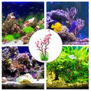 Aquarium Plum Blossom Decor Realistic Fake Underwater Plant Accessory