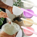 Silicone Face Mask Mixing Bowl Set With Brush Spatula And Spoon