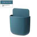 Wall Mounted Storage Box Organizer For Phone Remote Plug Holder Rack