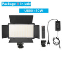 Nagnahz U800+ LED Video Light Bi-Color Dimmable With Tripod Remote
