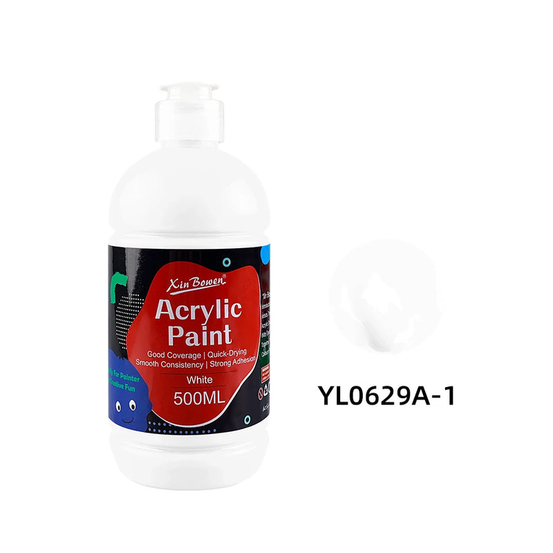 Acrylic Paint Set 14 Colors 500ml Water-Based For Wall Art DIY