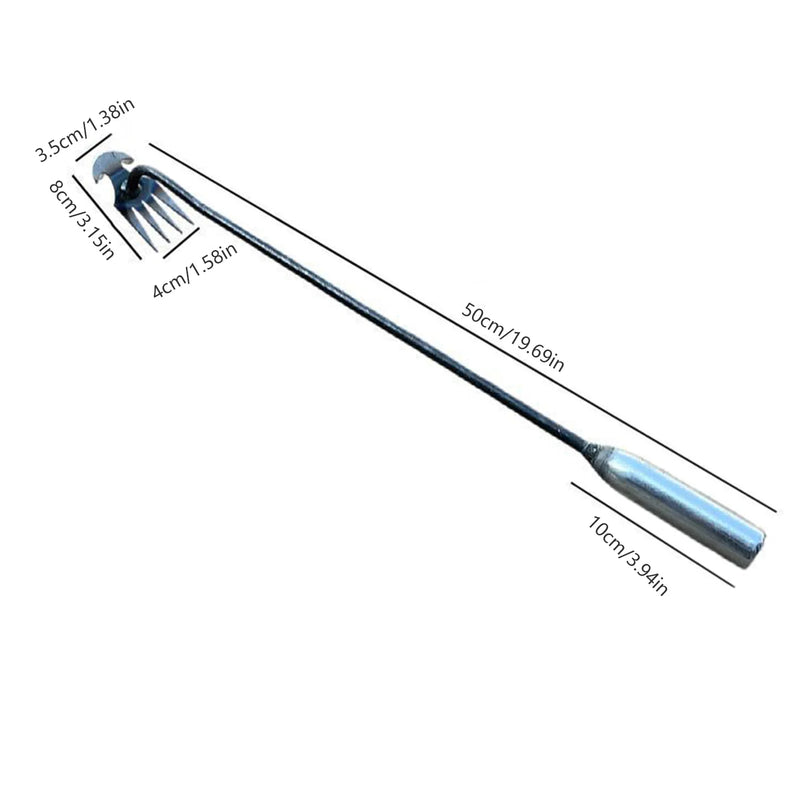Garden Weeder Tool With Long Handle Manual Weed Digger For Lawn