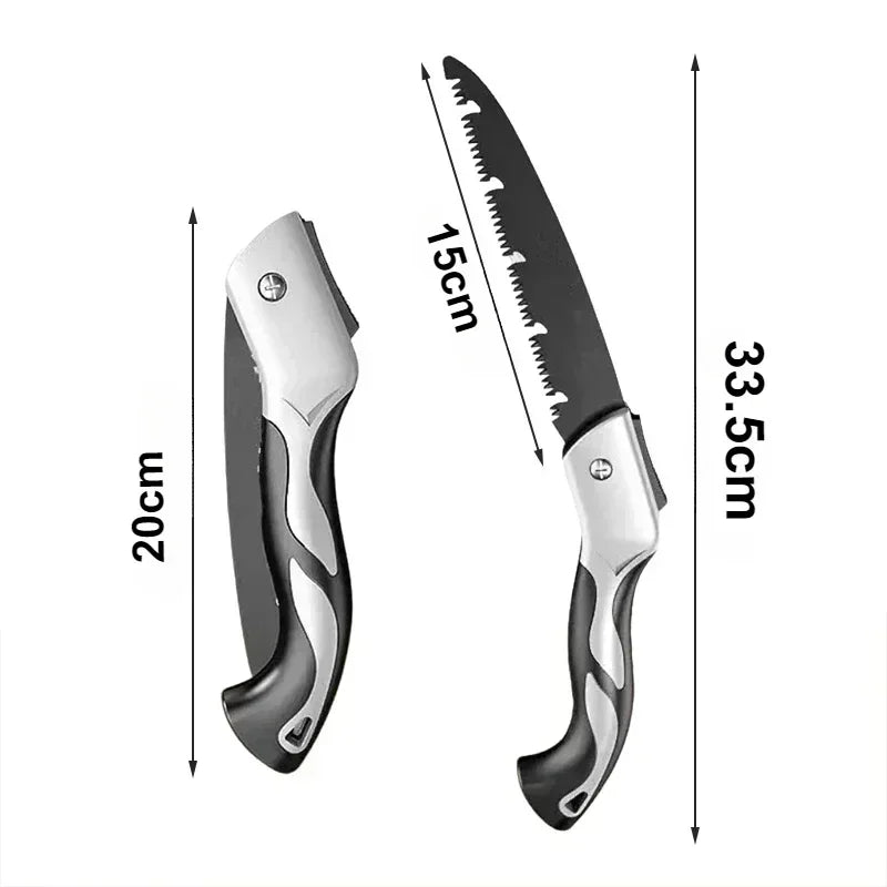 Folding Hand Saw Portable Garden Pruner Multifunctional Outdoor Tool