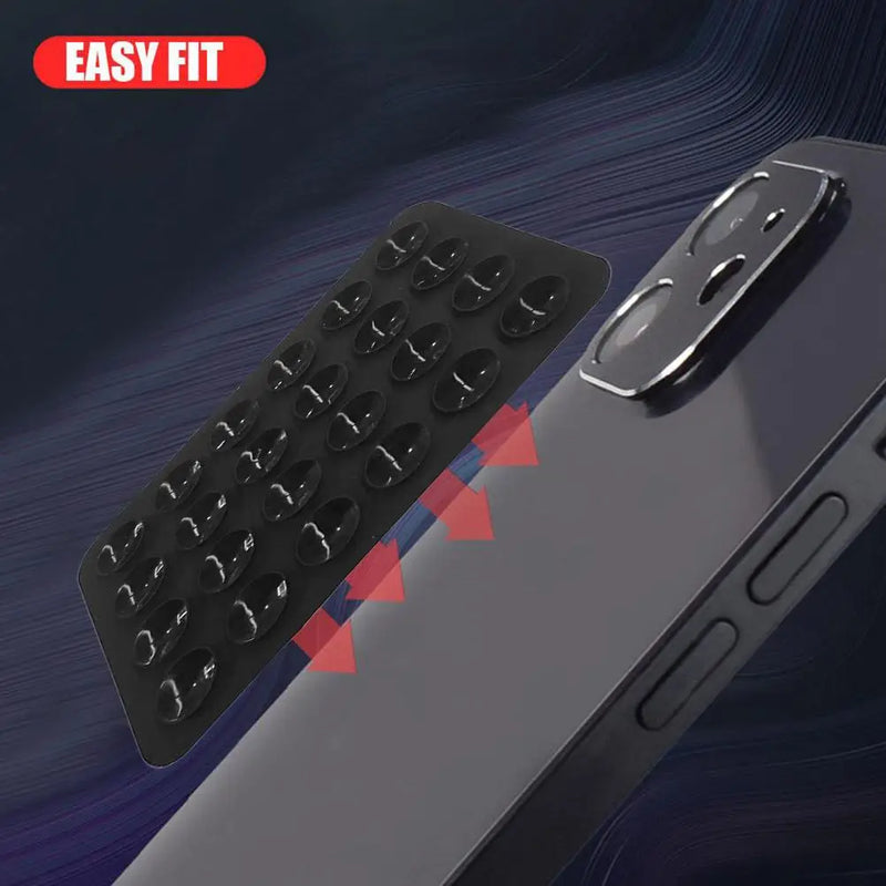 Silicone Suction Cup Phone Holder Wall Mount For Glass Tiles