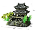 Resin Aquarium Ornament Fish Tank Landscape House Decoration Model