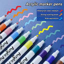 Water-based Acrylic Marker Pens Set For Art DIY Painting Graffiti
