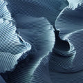 Pleated Fabric Soft Polyester Textile For Wedding Decor Sewing